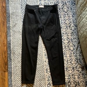 Everlane straight leg black jeans